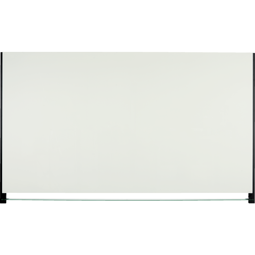 Magnetic Glass Dry Erase Board - 24 x 36 - Black